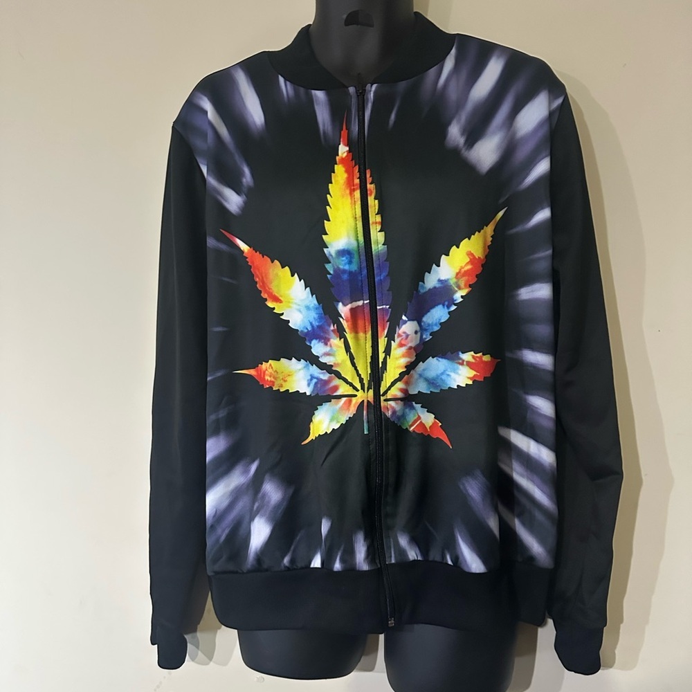 Rainbow Leaf Subliminal Track Jacket - Picture 2 of 2